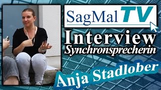 SagMalTV  Interview Synchronsprecherin Anja Stadlober [upl. by Rachel]