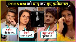 Munawar Karan Aly Divya Kangana amp Stars Reaction On Poonam Pandeys Sad Demise [upl. by Grory]