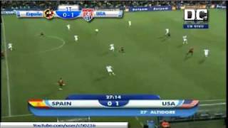 España vs USA 02 FIFA Copa Confederaciones Sudáfrica 2009 Semifinal [upl. by Thirza]