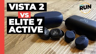 Jaybird Vista 2 vs Jabra Elite 7 Active Which true wireless headphones are best for runners [upl. by Portia191]