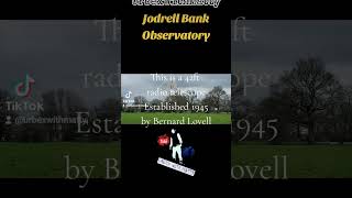 Jodrell Bank Observatory 42ft radio telescope subscribe fyp tiktok follow drivearound jodrell [upl. by Airetas]