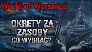 WoWs  okręty za stalwęgielfree expagencję badawczą  co wybrać [upl. by Aztilay]