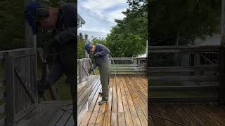 Dundarave Home Services cleans another deck [upl. by Kyred]