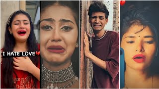 Sad Tik Tok Videos 😢Emotional Sad Video 😭Broken Heart Touching Video 💔 [upl. by Urbannal]