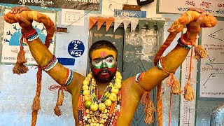 talwar shiva Potharaju making  Talwar Shiva Potraj making at Puranapool Bonalu  Old city Bonalu [upl. by Cassius642]