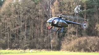 Black Beauty  Vario Helicopter Hughes 500 Turbine Jet Cat PHT3 [upl. by Amle]