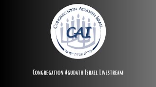 Congregation Agudath Israel Services [upl. by Dorree]