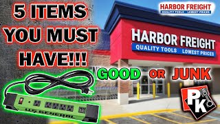 5 HARBOR FREIGHT ITEMS YOU MUST HAVE FOR YOUR TOOLBOX harborfreight icon toolreviews tools diy [upl. by Secnarf]