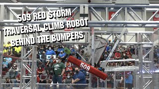 509 Red Storm Traversal Climb Robot  Behind the Bumpers  Rapid React [upl. by Meredi]