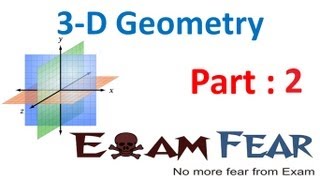 Maths 3 Dimensional Geometry part 2 Direction Cosine Ratios CBSE class 12 Mathematics XII [upl. by Kerry]