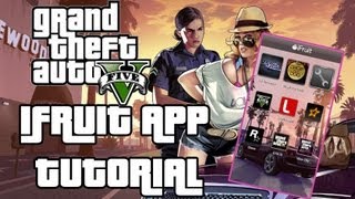 Grand Theft Auto V iFruit App Tutorial [upl. by Leirbma]