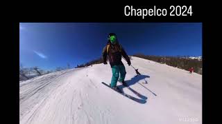 Chapelco 2024 Bajada caminito chapelco winter2024 powder skiing patagonia argentina [upl. by Hpeosj]