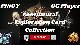 Silkroad Origin Mobile Continental Exploration Card Collection Guide [upl. by Rammus]