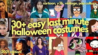 30 EASY LAST MINUTE HALLOWEEN COSTUME IDEAS  AESTHETIC  Y2K  POP CULTURE  Alyssa Lyanne [upl. by Hardi444]