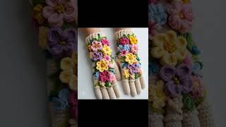 Beautiful and unique crochet gloves ideas by AIcrochet glovescrochet ideasAiCrochetIdeas [upl. by Anawqahs730]