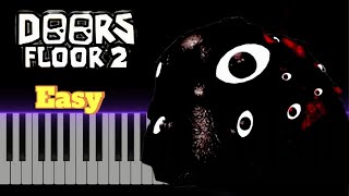 DOORS Floor 2  Dam SEEK Final  Boss Theme  Piano Tutorial [upl. by Heilman437]