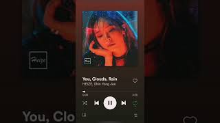 Heize  you clouds Rain heize kpop song rain youcloudsrain melo [upl. by Ahsiad]