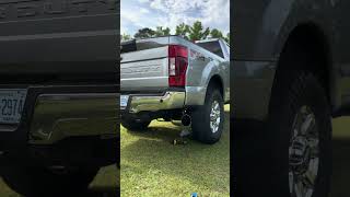 F250 Powerstroke deleted 5in hiss tune powerstroke f250 deleted ford diesel coldstart [upl. by Enelehs]