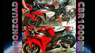 Rebuilding A Wrecked Motorcycle CBR1000RR [upl. by Imak]