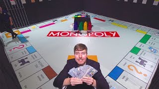 Giant Monopoly Game With Real Money [upl. by Annas]