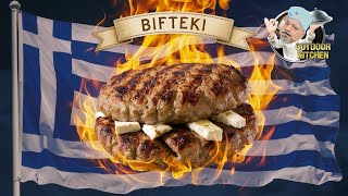 Bifteki selber machen Das Originalrezept für griechisches Bifteki mit Feta vom Grill [upl. by Arebma]