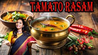 టమాటో రసం Tomato Rasam Recipe  How to make tomato rasam telugu rasam foodvlogs divvalamadhuri [upl. by Tawney]