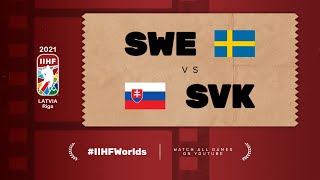 Highlights  SWEDEN vs SLOVAKIA  IIHFWorlds 2021 [upl. by Eillom]