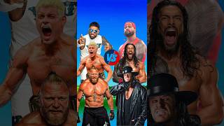 Jey Uso Cody Rhodes Brock Lesnar vs Roman Reigns The Undertaker Jimmy Uso 😈 wwe [upl. by Us]