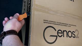 Yamaha Genos 2 unboxing [upl. by Allesor]