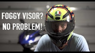 How to install AGV Pinlock Fog Resistant Lens [upl. by Lesirg882]