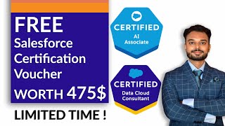 FREE 475 Salesforce Certification Voucher for Limited Time [upl. by Ulita715]