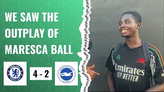 Chelsea 42 BRIGHTON Michael NIGERIAN FAN REACTION  Premier League 2425 [upl. by Sterling]