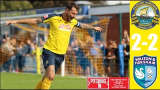 MATCH HIGHLIGHTS SPL  Gosport borough vs Walton amp Hersham FC [upl. by Nanette]