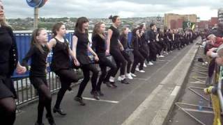 Derry Breaks the World Record for Riverdance in a line [upl. by Everara]