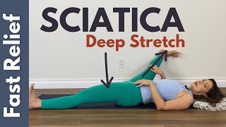 Most Effective 3Minute Stretch for Sciatica Relief [upl. by Murton]