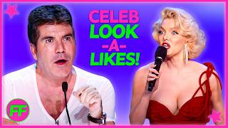 Celebrity LOOKALIKES On Talent Shows 😲🤩 [upl. by Retse]