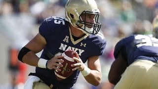 2016 American Football Highlights  Navy 28 Notre Dame 27 [upl. by Saunders]