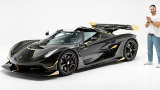 Koenigsegg Jesko Attack quotOdinquot covered in real Gold and Carbon  The Supercar Diaries [upl. by Leilamag]