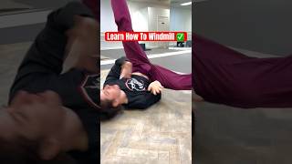 Learn How To Windmill ✅ Step By Step🔥 Beginner Breakdance Move breakdance dancereels windmill [upl. by Shotton652]