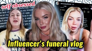 INSENSITIVE INFLUENCER DECIDED TO MAKE A FUNERAL VLOG  TASHA PAIGE EXPOSED [upl. by Anaet306]