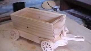 How to Make a Wooden Toy Train [upl. by Iddet]