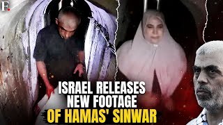 Israel Hamas War Israeli Army Releases Footage Said to Be of Sinwar Hours Before Oct 7 Attacks [upl. by Irrehs]