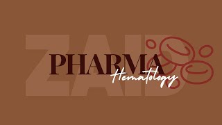 PharmacologyHematoloAntiplateletampFibrinolytic drugs [upl. by Ahseinad]