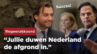 Jullie hele wereldbeeld klopt niet Baudet over regeerakkoord [upl. by Maxie]