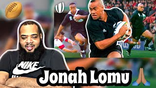 He was IMPOSSIBLE to stop  Jonah Lomu  REACTION [upl. by Idnat]