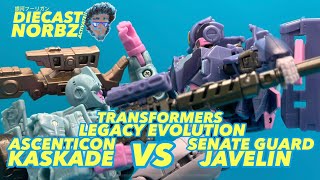 TRANSFORMERS LEGACY EVOLUTION JAVELIN AND KASKADE [upl. by Leiba]