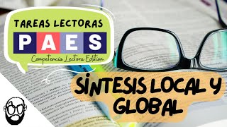 📌TAREAS LECTORAS PAES 2022 7 SINTETIZAR partes del TEXTO  COMPETENCIA LECTORA [upl. by Delano]