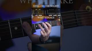 Still of the Night Guitar Riff by Whitesnake with Tab [upl. by Lechar]