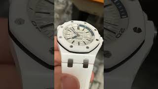 Audemars Piguet Royal Oak Offshore Diver 15707 White Ceramic [upl. by Sitnik]