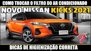 Como trocar o filtro do ar condicionado do novo Nissan Kicks nissan carro filtros [upl. by Geirk]